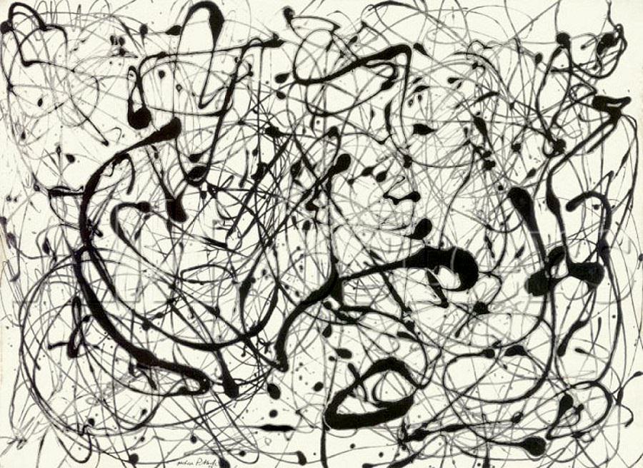 Bức tranh 'Number 14 gray' của Jackson Pollock (1948)